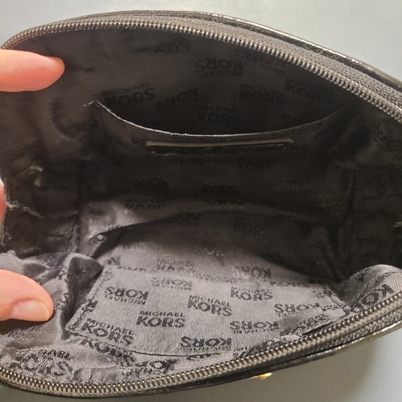 Michael Kors Black Quilted Cosmetic Bag - Picture 5 of 5